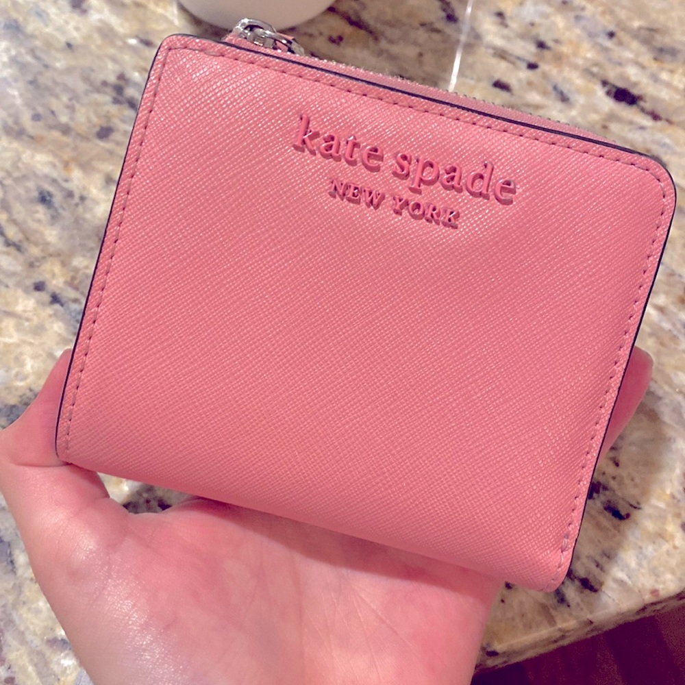 All pink Kate Spade wallet